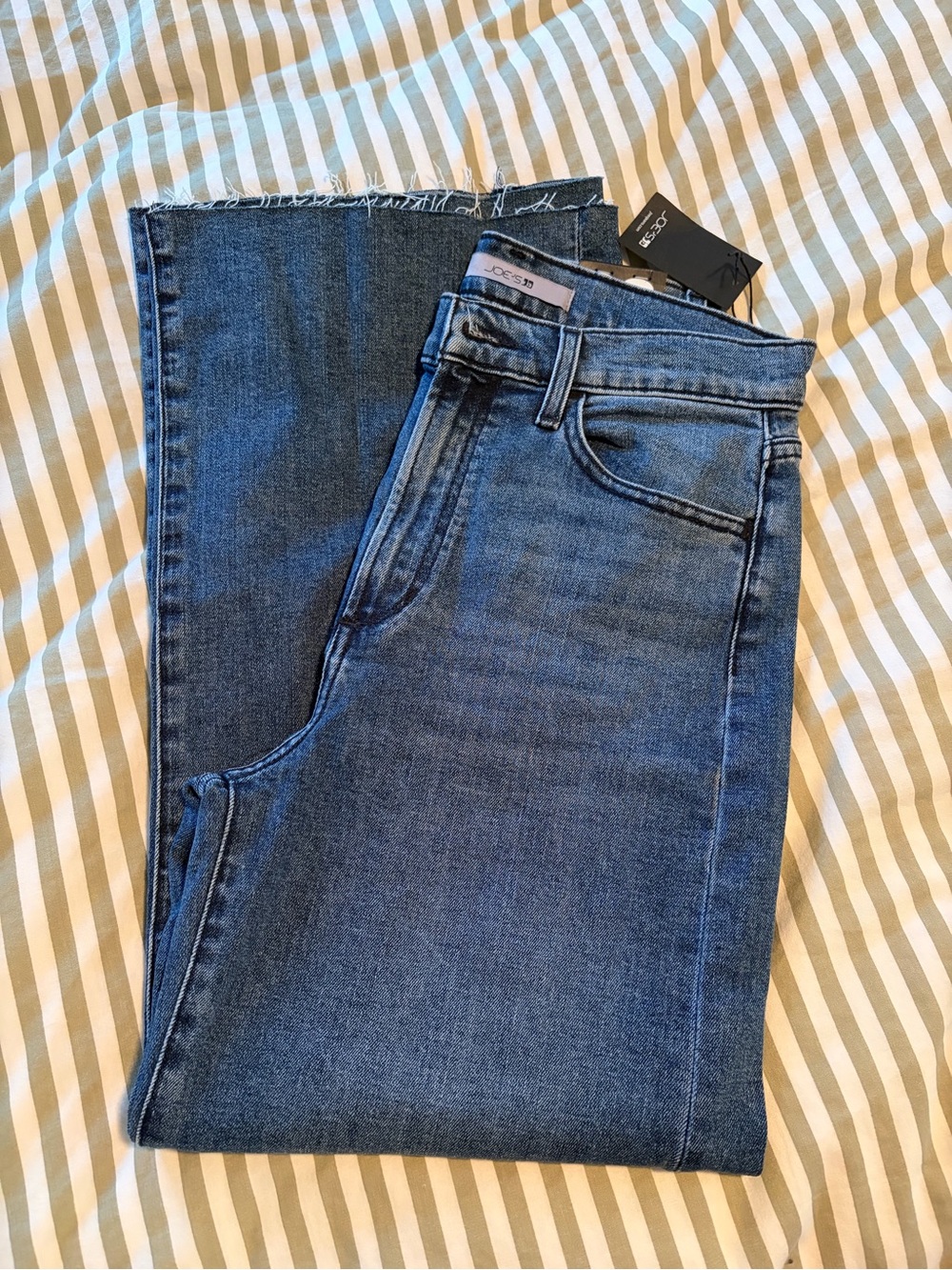 Joe’s Jeans Bolivia Wide Leg Crop Cut Hem Jean